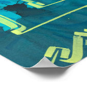 Poster Art Abstrait (Coin)