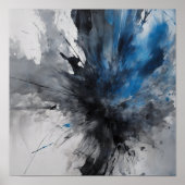 Poster art Abstrait (Devant)