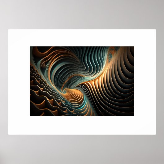 Poster Art Abstrait (Devant)