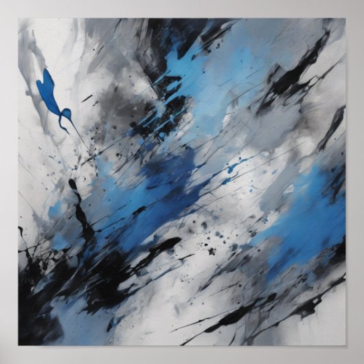 Poster art Abstrait (Devant)