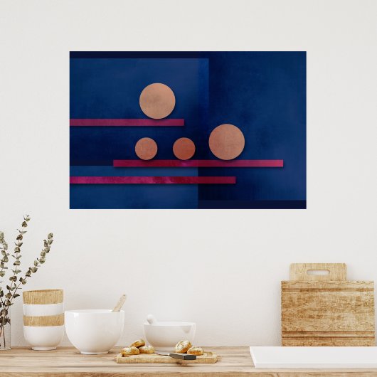 Poster Art Abstrait 006 (Cuisine)