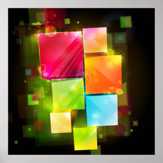 Poster Art Abstrait 18 Imprimer (Devant)