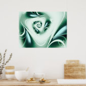 Poster Art Abstrait Agua (Cuisine)