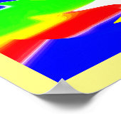 Poster Art abstrait amusant de monde futur (Coin)