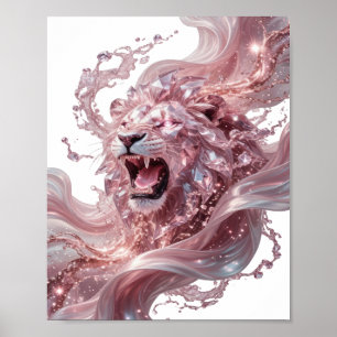 Poster ART ABSTRAIT Argent Frais v3