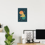 Poster Art Abstrait Atomique Rétro Milieu de Siècle (Bureau à domicile)