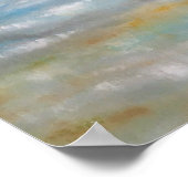 Poster Art Abstrait Beach Coastal (Coin)