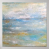 Poster Art Abstrait Beach Coastal (Devant)