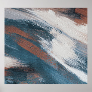 Poster Art Abstrait : Brush Strokes Versatile.