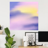 Poster art abstrait coloré (Bureau à domicile)