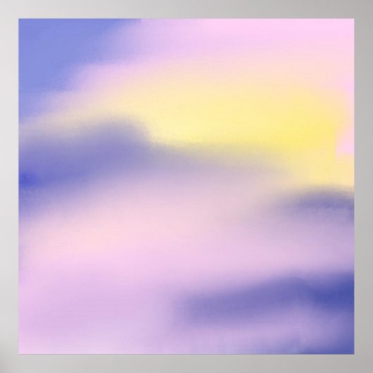 Poster art abstrait coloré (Devant)