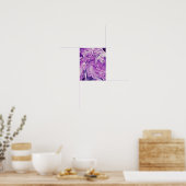 Poster Art abstrait de lave fondue (Cuisine)