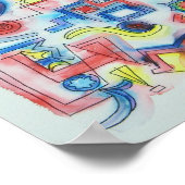 Poster Art Abstrait de Newport-Whimsical (Coin)