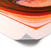 Poster Art abstrait de roches et d'eau (Coin)
