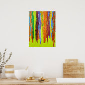 Poster Art Abstrait en Jaune (Cuisine)
