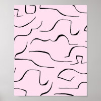 Art Abstrait en ligne pointue - Arrière - plan ros