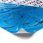 Poster Art Abstrait encourageant la citation motivante de (Coin)