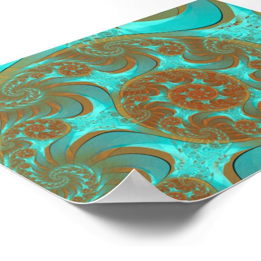 Poster Art Abstrait éternel (Coin)