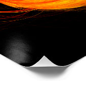 Poster Art Abstrait Fireball (Coin)