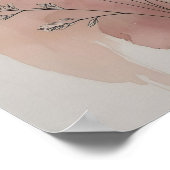 Poster Art Abstrait Floral Moderne V (Coin)