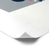 Poster Art abstrait fluide multitâche - Moderne Rétro (Coin)