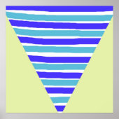 Poster art abstrait géométrique (Devant)