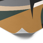 Poster Art Abstrait géométrique moderne (Coin)