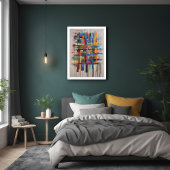 Poster Art Abstrait géométrique moderne