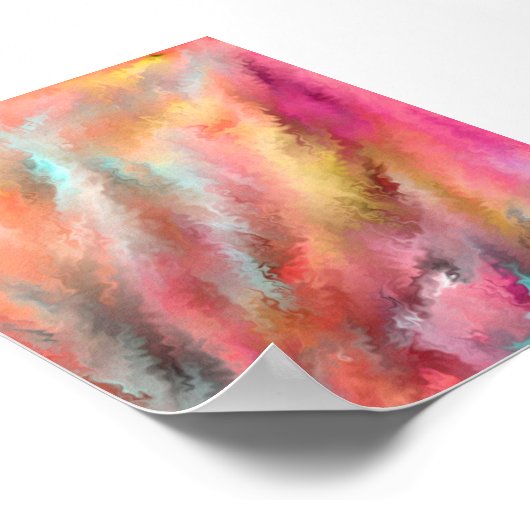 Poster Art Abstrait instantané (Coin)