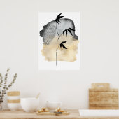 Poster Art Abstrait japonais (Cuisine)