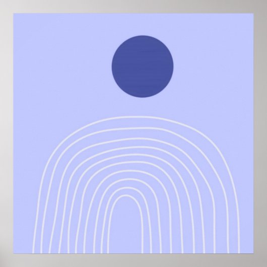 Poster art abstrait moderne (Devant)