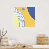 Poster art abstrait moderne (Cuisine)
