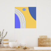 Poster art abstrait moderne (Cuisine)