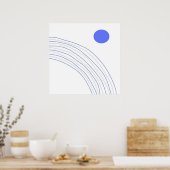 Poster art abstrait moderne (Cuisine)