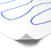 Poster art abstrait moderne (Coin)