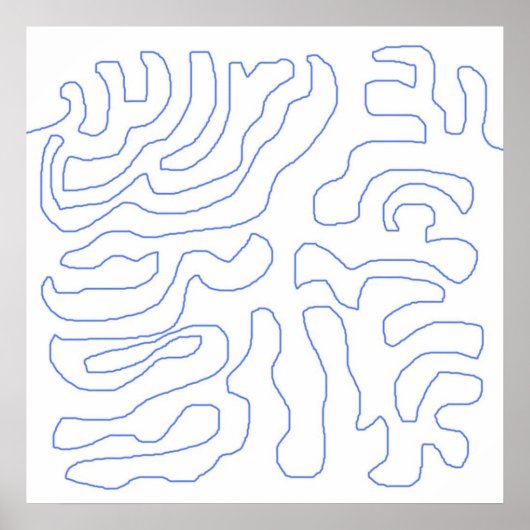 Poster art abstrait moderne (Devant)