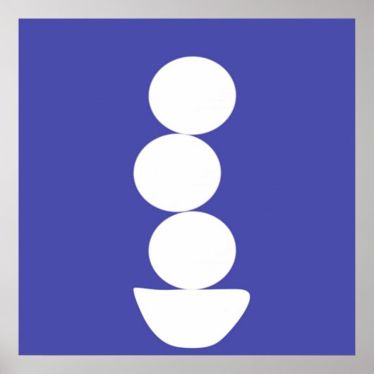 Poster art abstrait moderne (Devant)