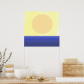 Poster art abstrait moderne (Cuisine)