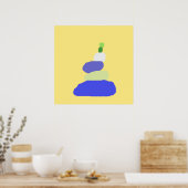 Poster art abstrait moderne (Cuisine)