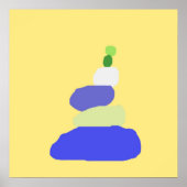 Poster art abstrait moderne (Devant)