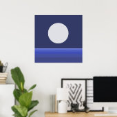 Poster art abstrait moderne (Bureau à domicile)