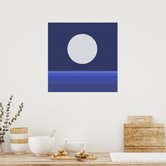 Poster art abstrait moderne (Cuisine)