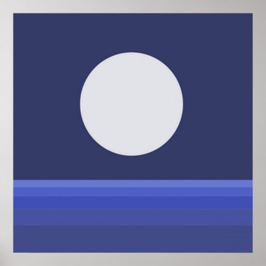 Poster art abstrait moderne (Devant)