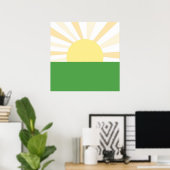 Poster art abstrait moderne (Bureau à domicile)