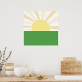 Poster art abstrait moderne (Cuisine)