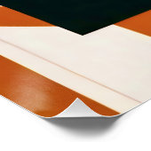 Poster Art Abstrait moderne Elégant Géométrique (Coin)