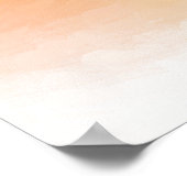 Poster Art Abstrait moderne et tendance Rouge Jaune (Coin)