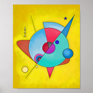 Poster Art abstrait moderne minimaliste n°5