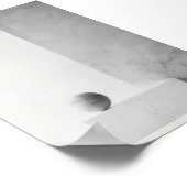 Poster Art Abstrait monochrome (Coin)