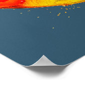 Poster Art Abstrait numérique (Coin)